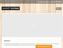 Tablet Screenshot of marketextend.com